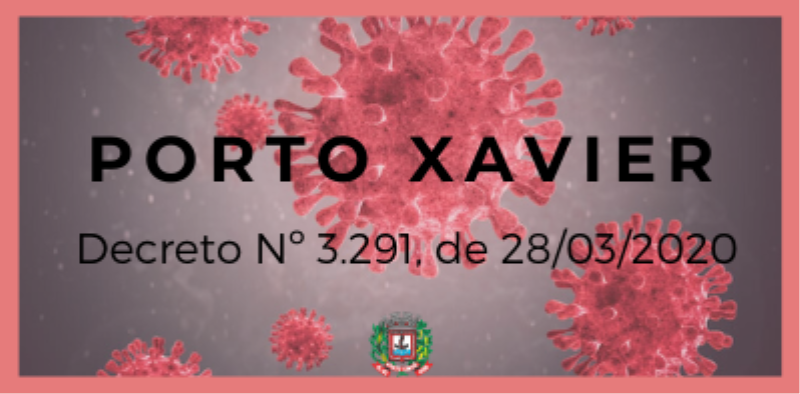 PUBLICADO NOVO DECRETO PARA ENFRENTAMENTO AO CORONAVÍRUS